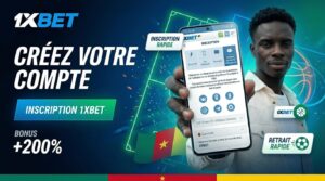 1xbet inscription cameroun